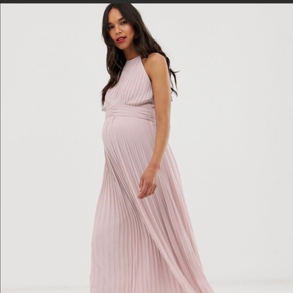 ASOS maternity bridesmaid dress